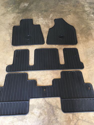 Buick enclave all weather oem floor mats 2008-2014