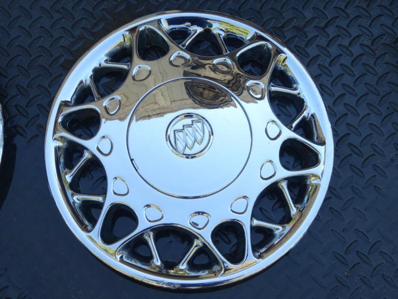 Sell 2004 2005 buick century 24 hole 15" ALL CHROME HUB CAPS HUBCAPS in