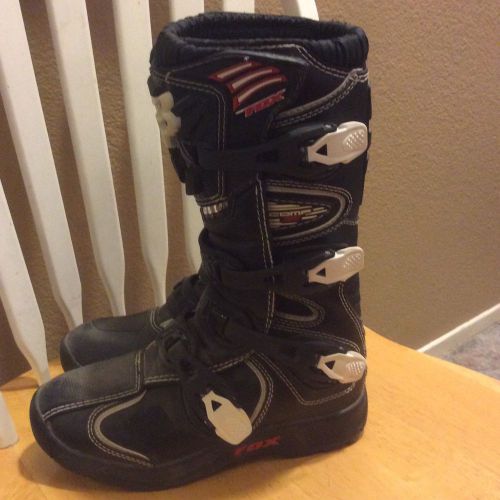 Fox comp 5 y6 boys mx boot used twice!