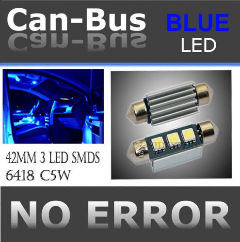 Icbeamer 2pcs canbus 42mm 3-smd 212-2 214-2 white led car light car la uf8913