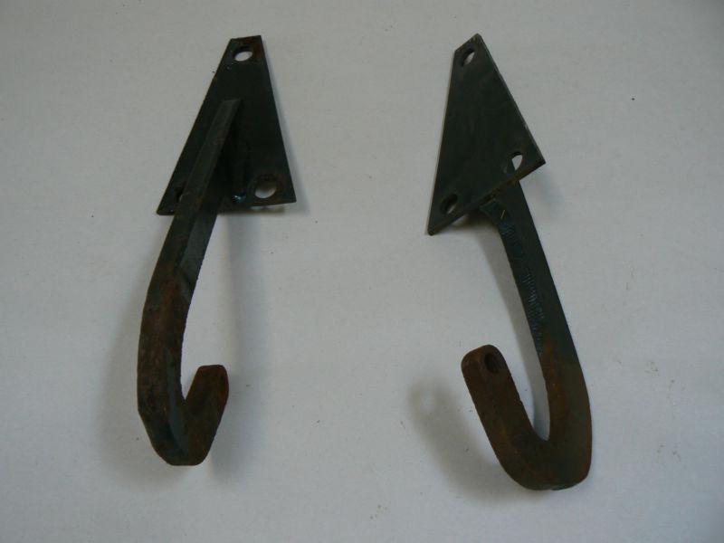 Jaguar xk120 xk140 trunk boot lid hinges original pair xk 120 140