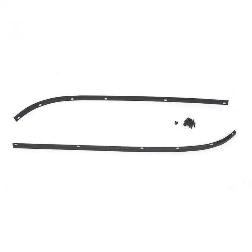 Full size chevy convertible top header strips, 1958