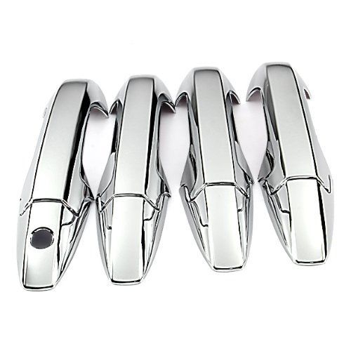 99_online silver mirror triple chrome door handle cover trims for honda cr-v crv
