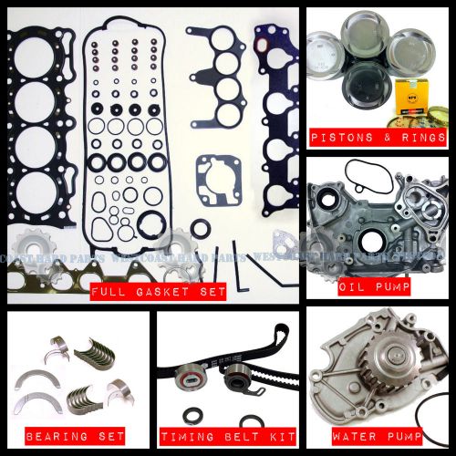 96-97 honda accord odyssey f22b2 2.2l non-vtec sohc master engine rebuild kit
