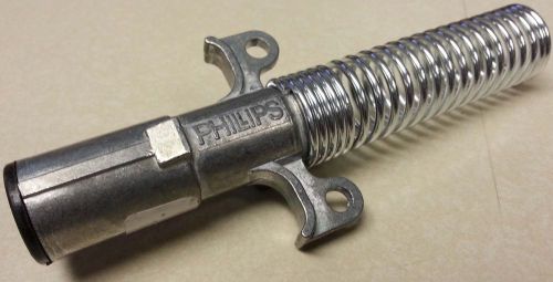 New phillips 15-430 four terminal male trailer truck light connector 7/8 inch od