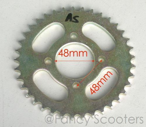 Kid atv rear sprocket as 37 teeth for 428 chain, bolt pattern 4