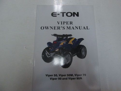 2004 e-ton viper 50 50m 70 90 90r owners manual factory oem book 04 deal ***