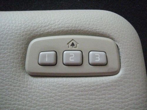 1999-2002 volvo s80 l side home link sun visor arena tan with mirror light oem