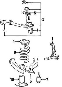 Ford oem suspension control arm f7az3085aa image 2