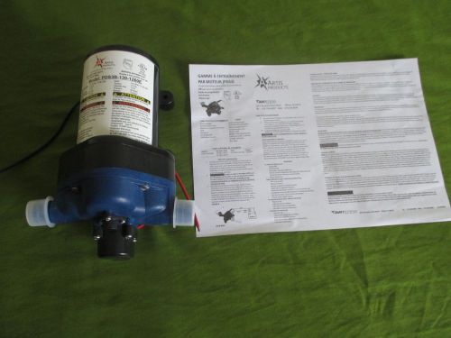 Wfco artis 12v water pump 3.0 gpm pds3b-130-1260e with inline filter
