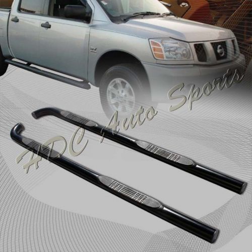 Sell For 0407 Nissan Titan King Cab Black Stainless Steel Nerf Side