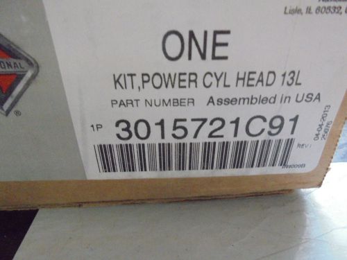 International 3015721c91 navistar kit power cylinder head,13l, no core charge