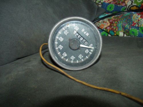 Vintage snowmobile speedometer   mph gauge and cable  john deere