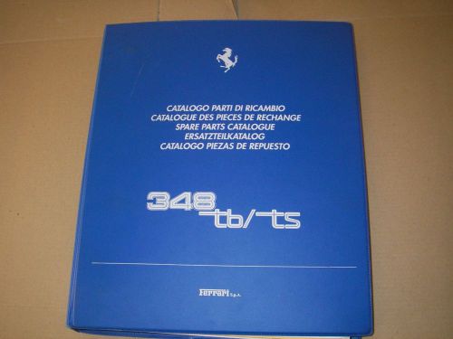 Ferrari 348 tb/ts 1993  spare parts catalogue  genuine ferrari  782/ 93