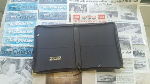 Lot of vintage 1960s-2000s catalogs mercury marine mercourier brocures