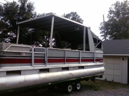30' pontoon boat party hut pontoon bass tracker... party barge