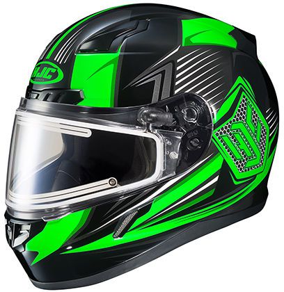 Hjc cl-17sn striker frameless electric snow shield green xs