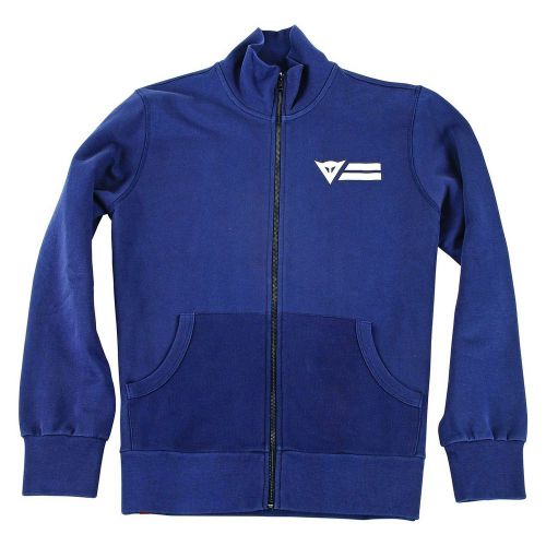 Dainese n'joy (enjoy) every road mens zip-up sweatshirt  navy blue