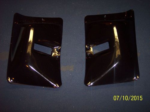 Oem 1974-1979 f100 f150 f250 350 retractable seat belt harness cover trim  black