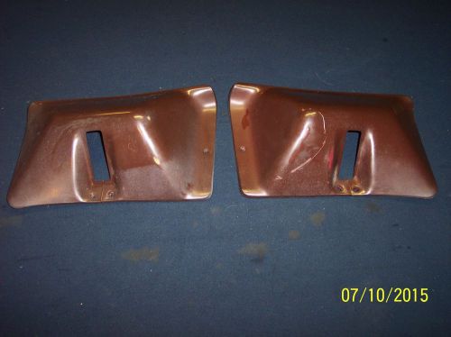 Oem 1974-1979 f100 f150 f250 350 retractable seat belt harness cover trim  brown