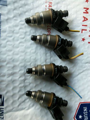 99 honda prelude h22a4  set of 4 doch vtec injectors obd2 black tip