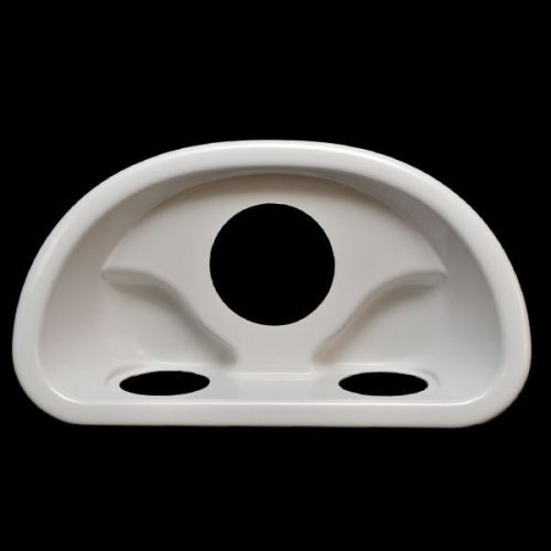 Wellcraft 0323115 white 20 x 11 in plastic boat drink cup/speaker holder panel