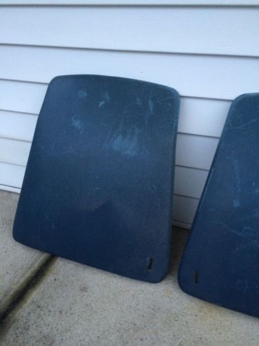 1967,1968,1969  chevy camaro firebird blue  plastic  bucket seat backs