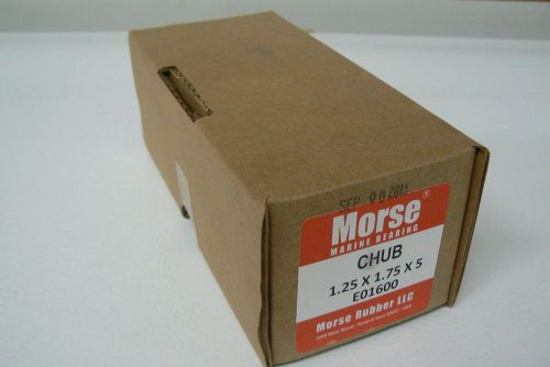 "chub" cutless bearing 1-1/4x1-3/4x5 brass shell morse rubber llc e01600