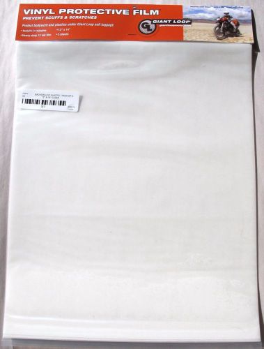 Giant loop vinyl protective film saddlebag saddle bag