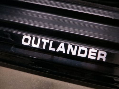 (2pcs) outlander doorstep badge decal mitsubishi