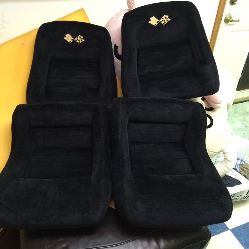 1978-1982 corvette velour seats black