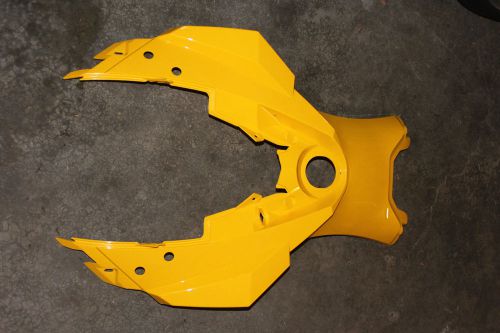 Ski-doo snowmobile oem center console hood/ tank body panel rev/xp yellow