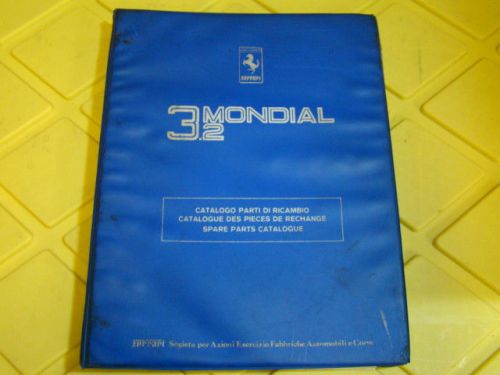 Ferrari mondial 3.2 / cabriolet 1986 spare parts catalogue 375/86 genuine
