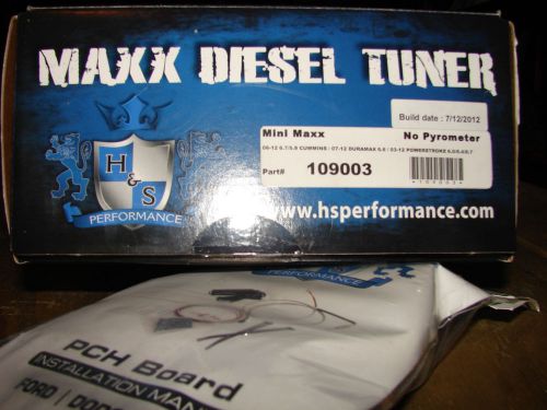 H&amp;s maxx diesel tuner w/5&#034; exhaust