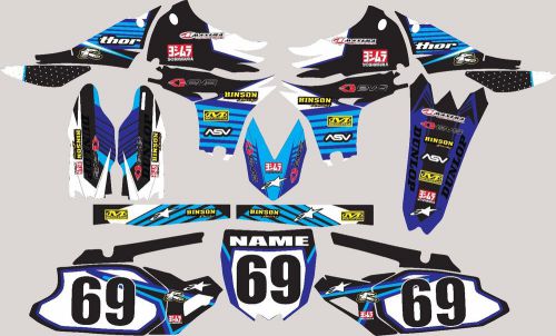 2003-2005 yamaha yz250f 450f yzf 250 450 graphics decal fender shrouds stickers
