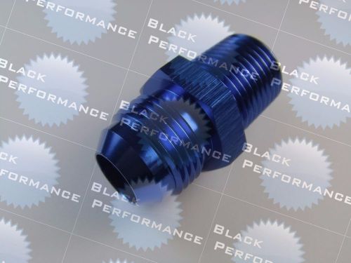 12an an12 male to 1/2" npt straight  aluminum fuel fitting adapter