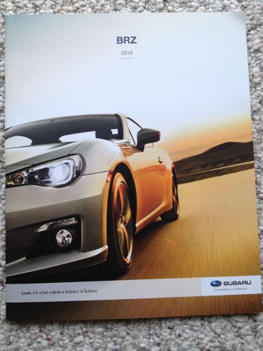 2015 brz subaru catalaog, sales brochure