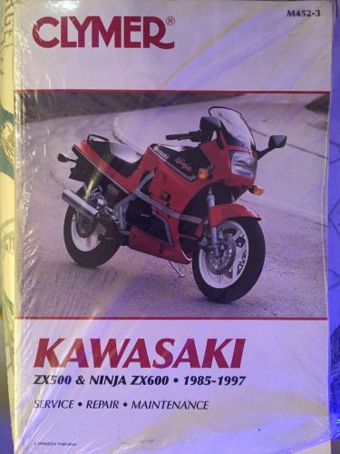 Kawasaki zx500 &amp; ninja zx600 1985-1997 clymer manual