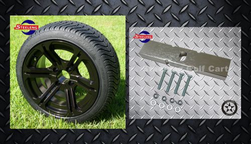 Club car ds golf cart lift kit + 14" wheels and 205/30-14 low profile tires