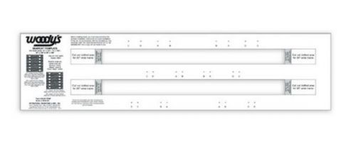 Woodys studding template-arctic cat bearcat 2.52" pitch bear-temp
