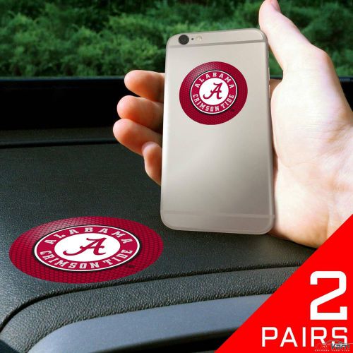 Fanmats - 2 pairs of university of alabama dashboard phone grips 13075