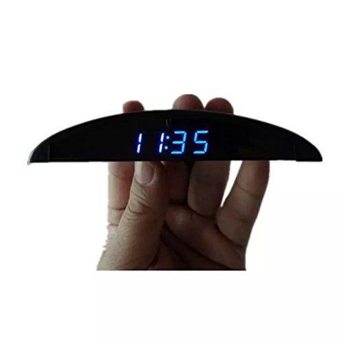 Goliton® ultra-thin car onboard electronic clock voltmeter voltage meter