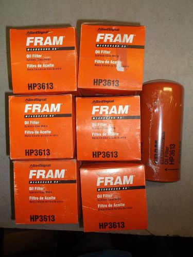 New fram hp3613 lot of 6 engine oil filters *free shipping*