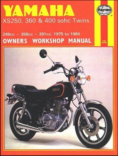 Yamaha xs250, xs360, xs400 sohc twin repair manual 1975-1984