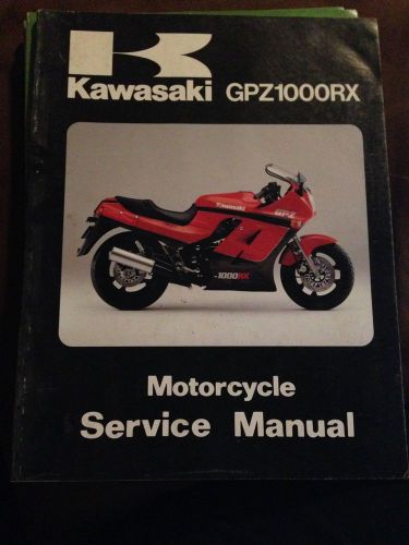 Service manual for 1985 kawasaki gpz1000rx motorcycle