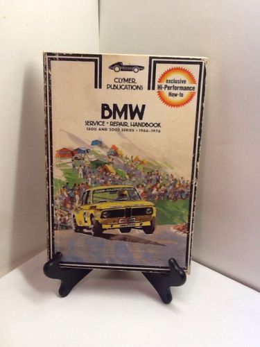 Bmw service repair handbook 1966-1976 1600 and 2002 series