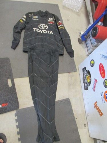 Nascar race used toyota crew fire suit sfi 3-2a/5 oakley 2 pc (#1)
