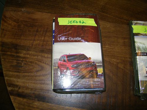 2014 jeep grand cherokee owners manual with case jee642