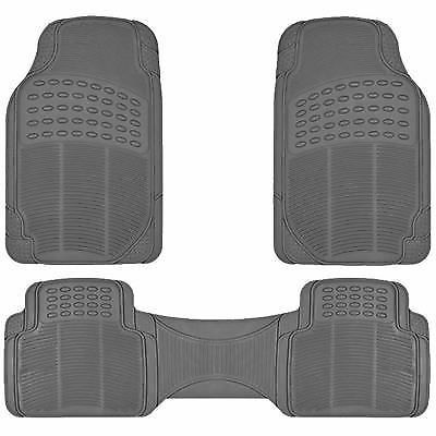 Car &amp; trunk floor mats for 2016 toyota camry all weather rubber grey (used-mint)