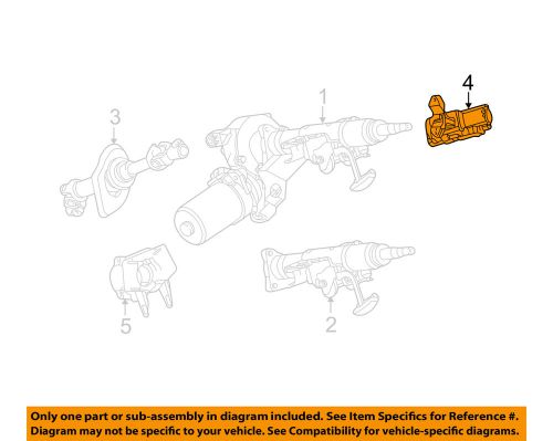 Saturn gm oem 2007 vue steering column-switch housing 25782256